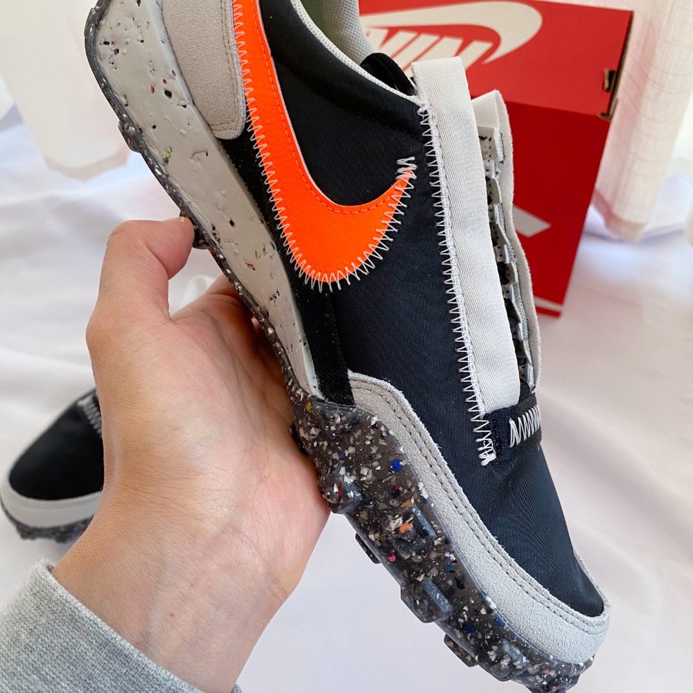 Nike Waffle Racer Crater Photon Dust Crimson Grey Black Women Shoes CT19… - Picture 5 of 8